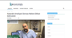Desktop Screenshot of kataraktameliyatiizmir.com