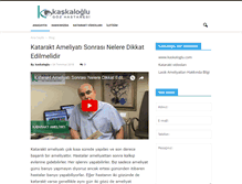 Tablet Screenshot of kataraktameliyatiizmir.com